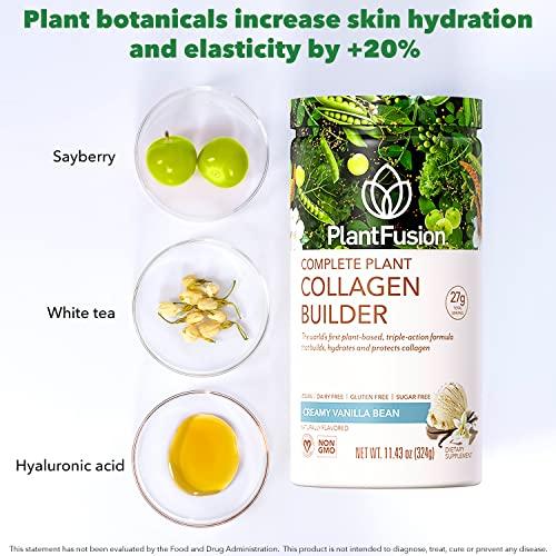 PlantFusion PlantFusion Vegan Collagen Powder - Plant Based Collagen Protein Powder For Muscle & Joints, Hair, Skin & Nails - Keto, Gluten Free, Soy Free, Non-Dairy, No Sugar, Non-GMO - Chocolate 11.43 oz