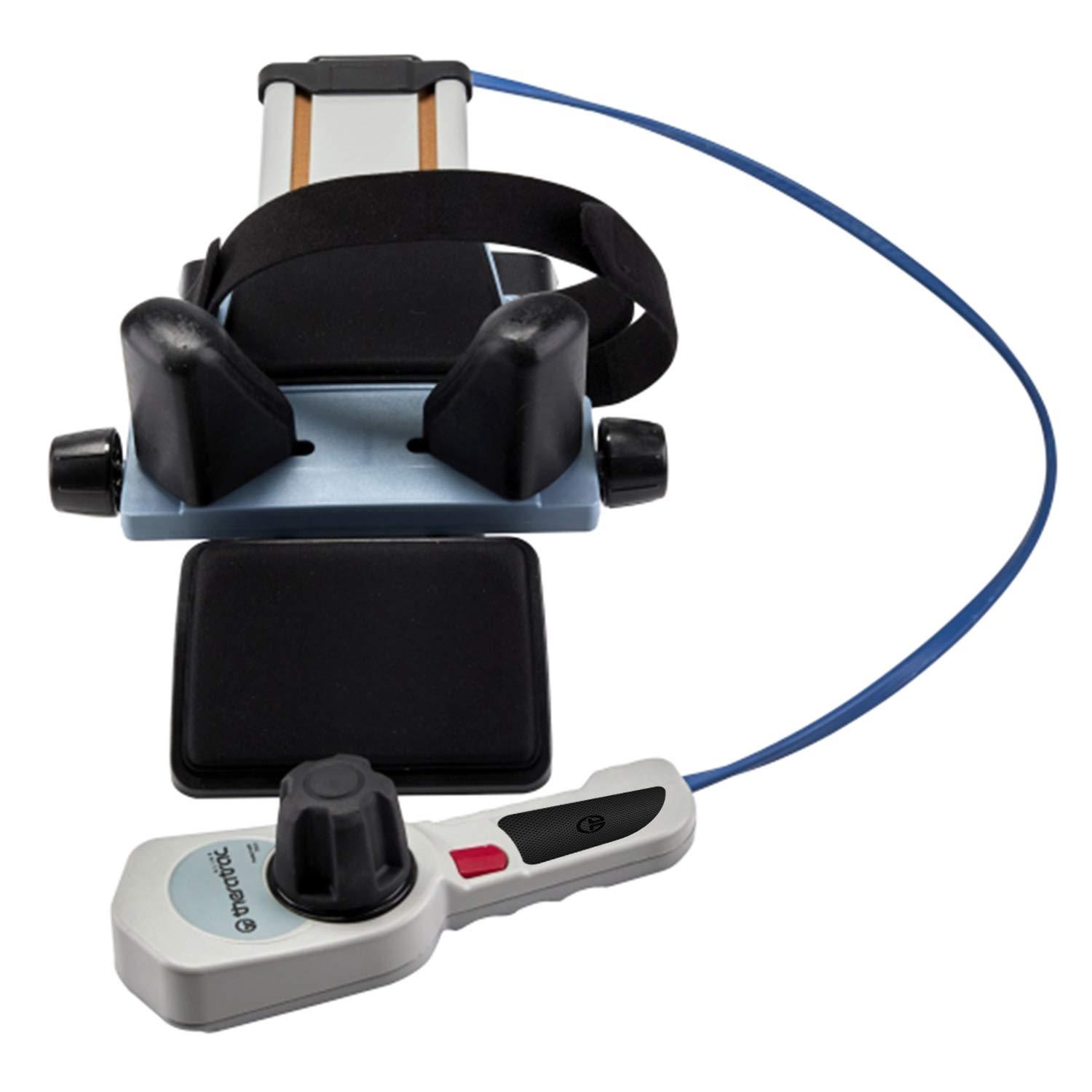M PAIN MANAGEMENT TECHNOLOGIES Neck Traction with Ratchet Tight Technology by Theratrac Glide - Cervical Traction - Stretch and Relieve Pain, Cervicalgia, Degeneration of disc, Spondylosis and Spine Alignment