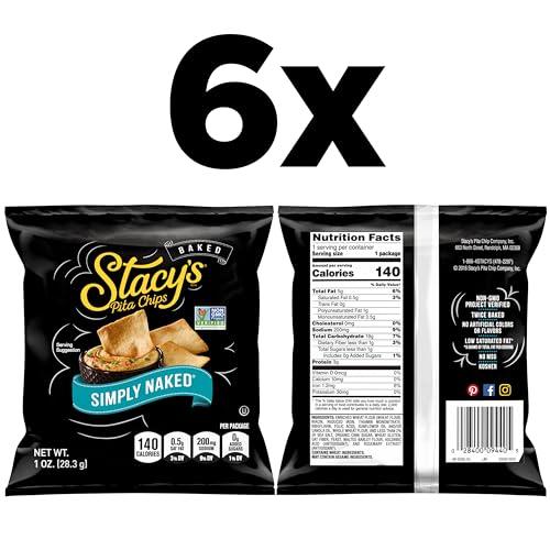 Stacy\'s Stacy\'s Pita Chips Simply Naked, 1 Oz