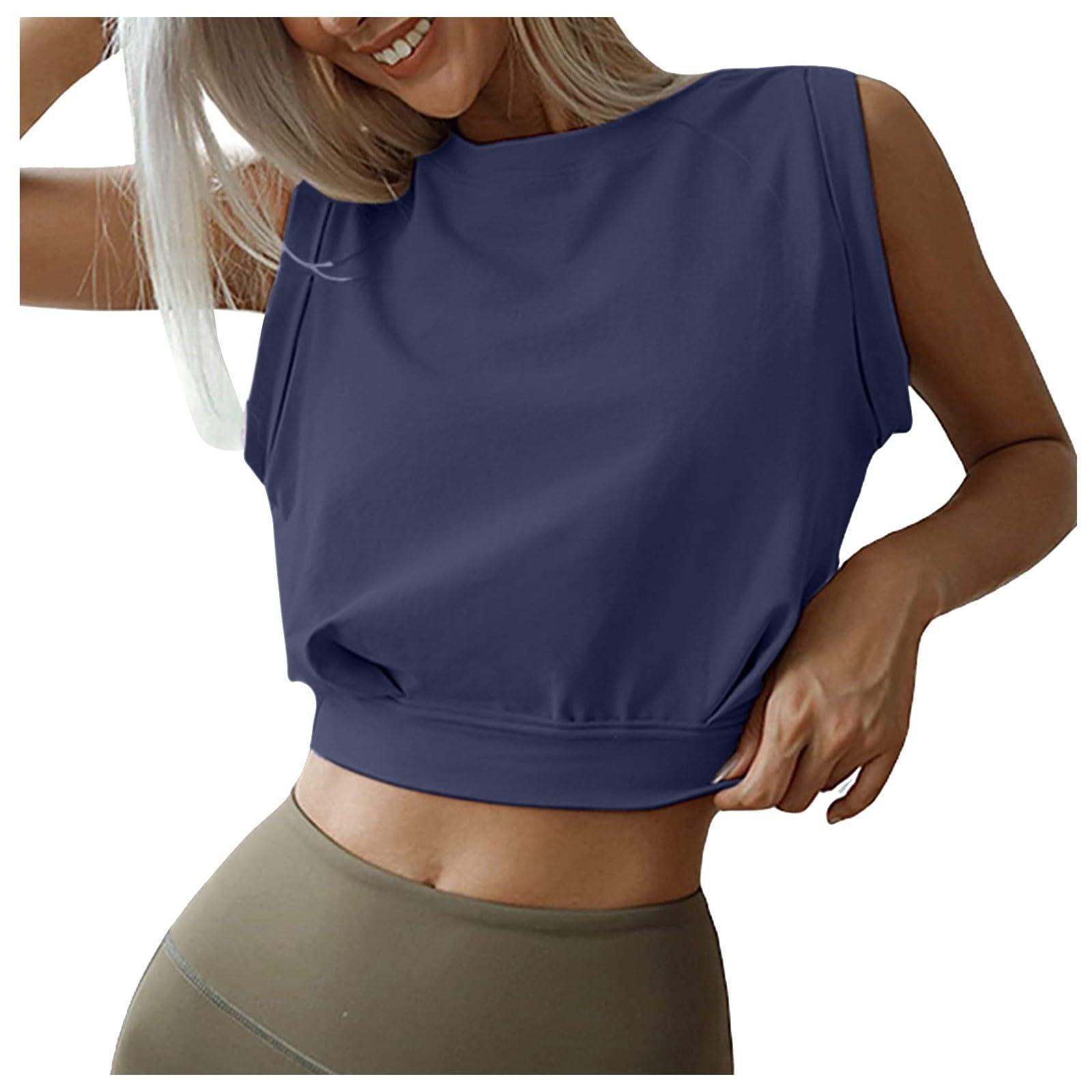 Cute crop workout tops clearance