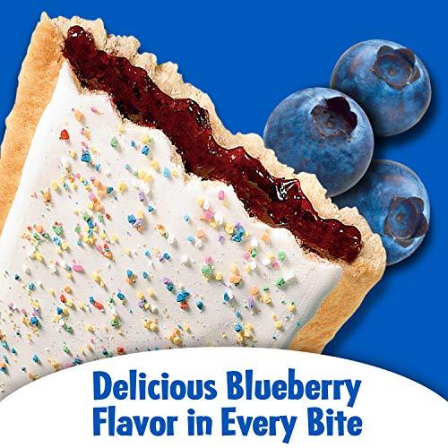 Pop-Tarts Pop-Tarts Breakfast Toaster Pastries, Frosted Blueberry Flavored, 22 oz (12 Count)