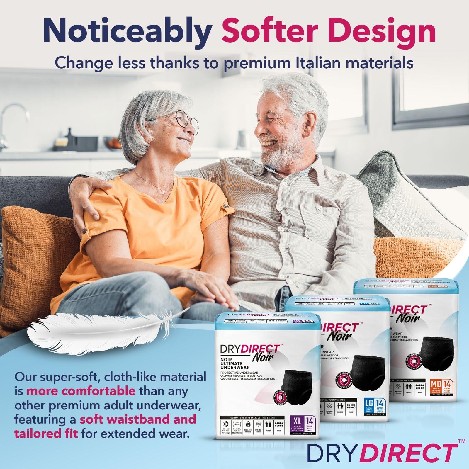 DRY DIRECT Dry Direct Noir Ultimate Protective Underwear (Small - Pack of 14) by Parentgiving