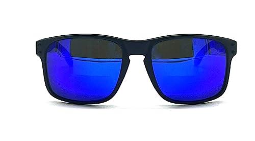 SydeStyle SydeStyle Polarized & Bifocal Reader Sunglasses for Men Women, Wrap Sports Sun Reading Glasses UV Protection (Blue Lens, 1.50, multiplier_x)