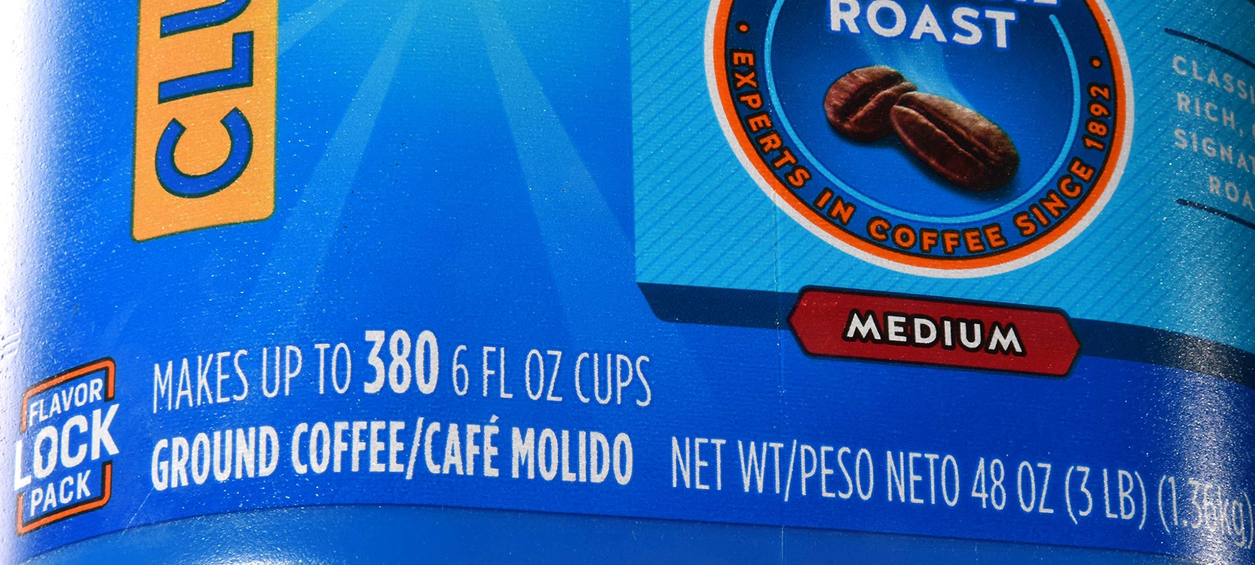 MAXWELL HOUSE MAXWELL HOUSE The Original Roast Ground Coffee, Medium Classic and Rich Our Signature Club Pack, up to 380, 48 Oz