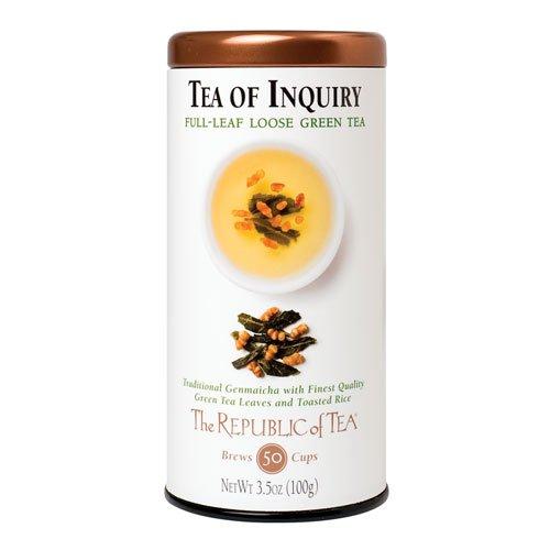 The Republic of Tea The Republic of Tea, Tea Of Inquiry Full-Leaf Green Tea, 3.5 Ounces / 50-60 Cups