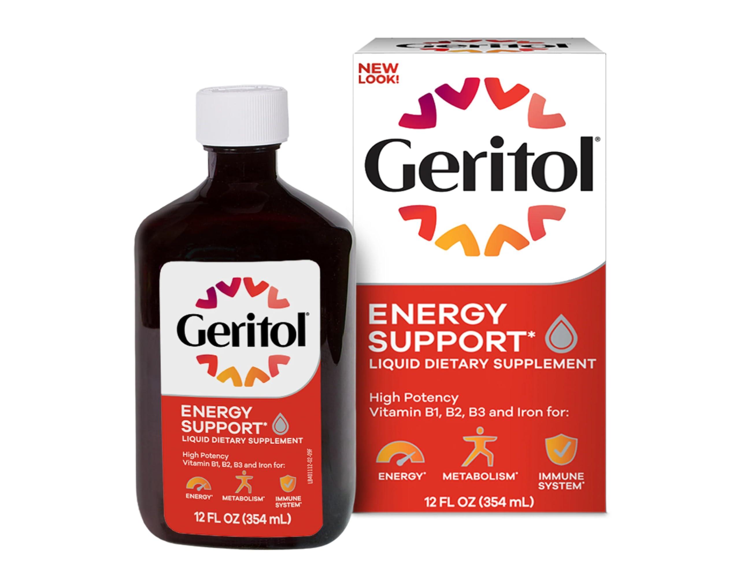 Geritol Geritol Liquid Energy Support B-Vitamins 12 oz (Pack of 5)