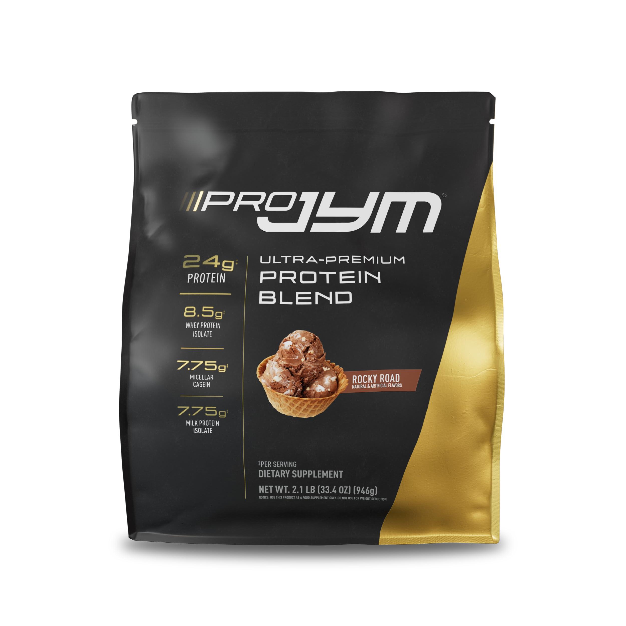 JYM Supplement Science Jym Supplement Science Pro JYM Rocky Road Protein Powder - Whey Protein Isolates, Casein, & Milk Protein, Lean Muscle Building for Men & Women, 22 Servings