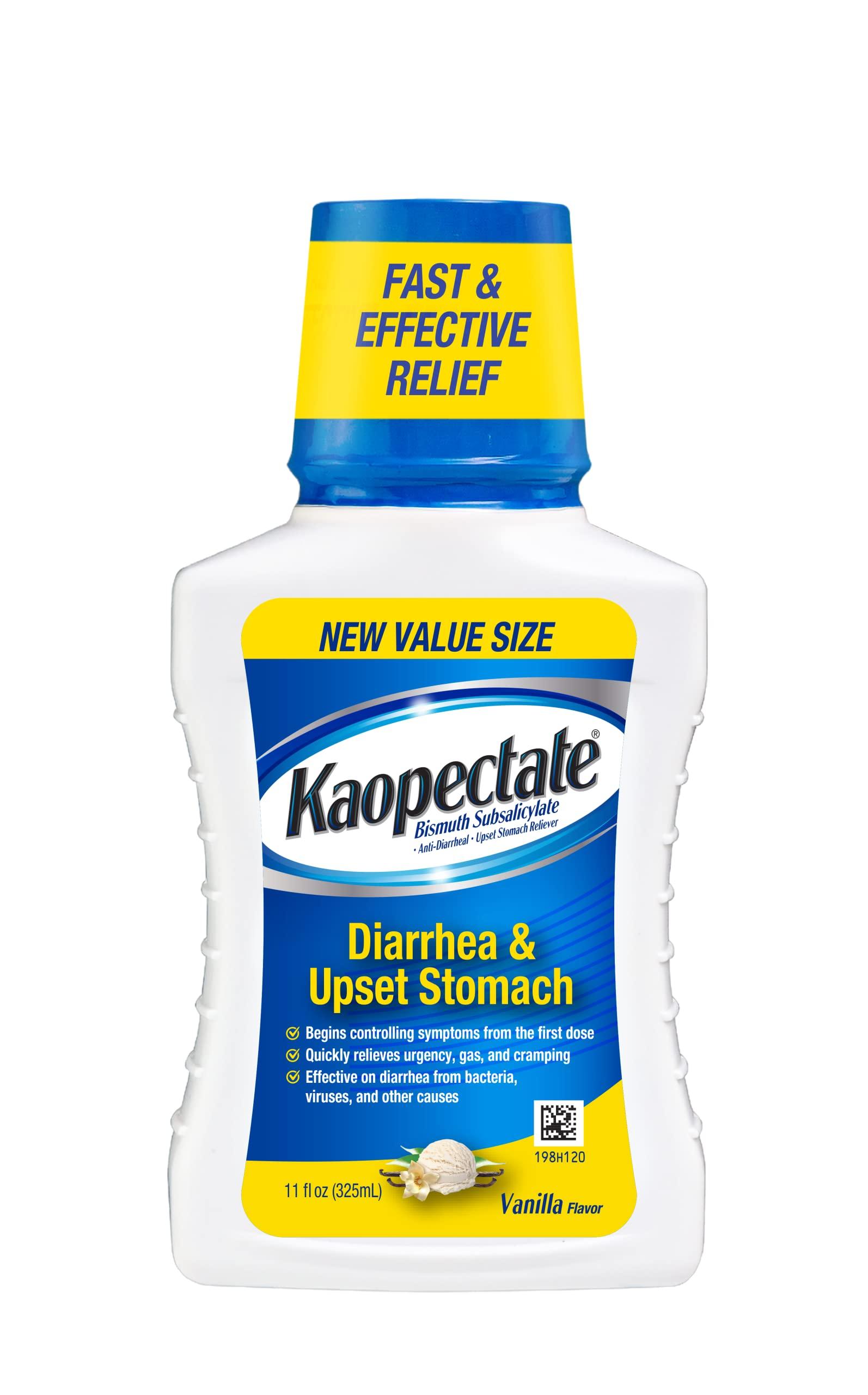 Kaopectate Kaopectate Anti-Diarrheal Soft Chews 24 Count and Upset Stomach Relief Liquid 11 Fl Oz