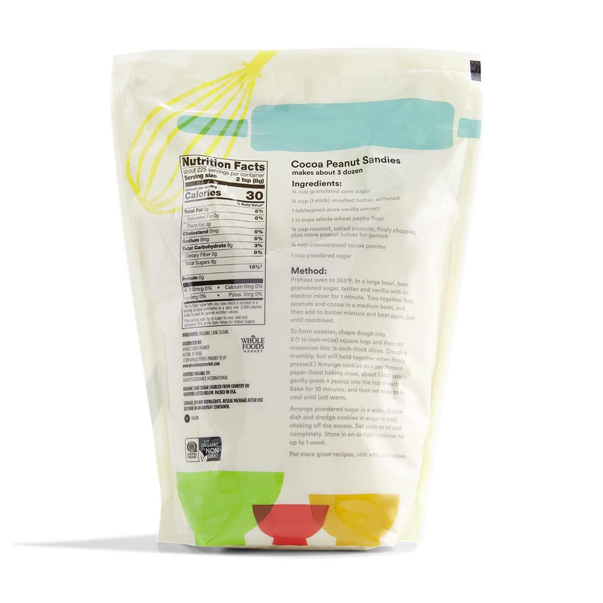 365 by Whole Foods Market 365 by Whole Foods Market, Organic Cane Sugar, 64 Ounce