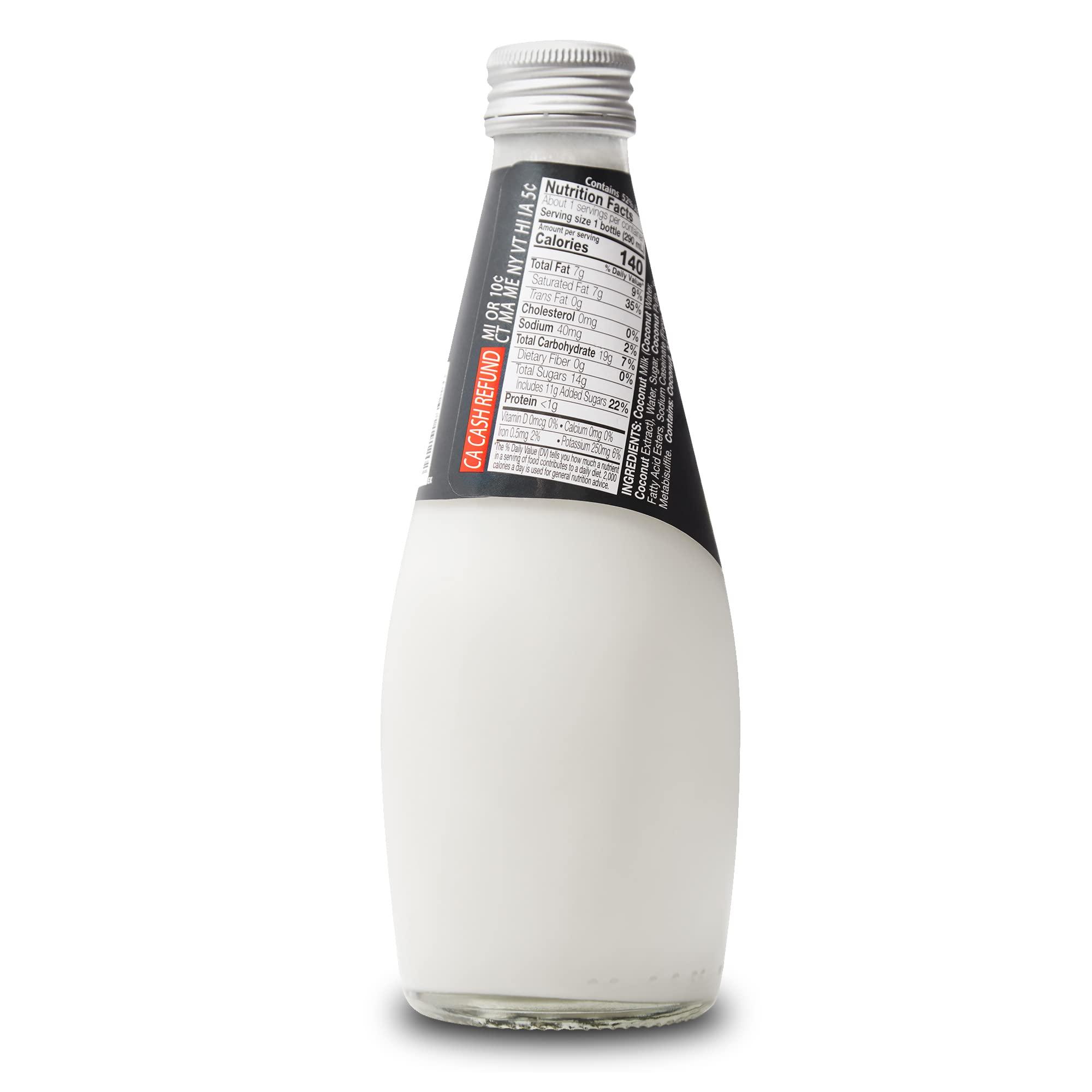 PARROT Parrot Brand Coconut Milk Drink Original with Pulp and Coconut Water with Pulp 9.8 fl. oz. 290mlPack of 12