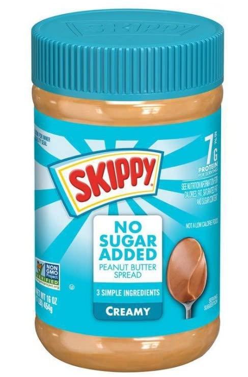 SKIPPY SKIPPY No Sugar Added Peanut Butter Spread 16oz (2)