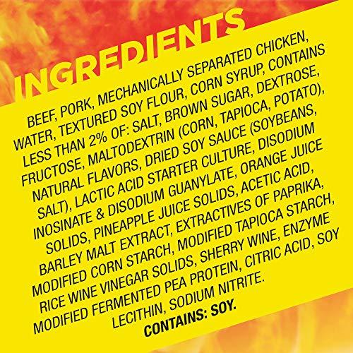 Slim Jim Slim Jim Giant Smoked Meat Sticks, Teriyaki Flavor, 6g Protein Per Stick, 0.97 oz. (24 Count)