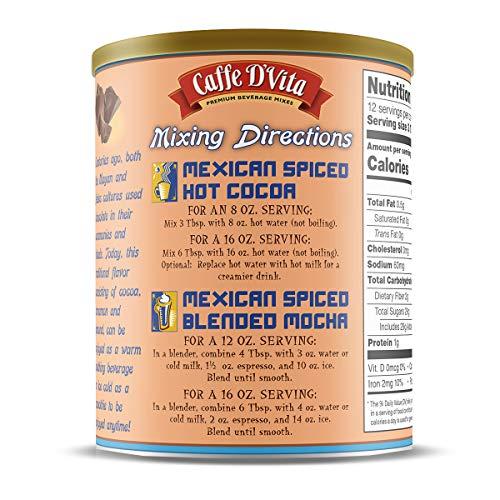 Caffe D'Vita Caffe D’Vita Mexican Spiced Ground Chocolate 1 lb. can (16 oz.)