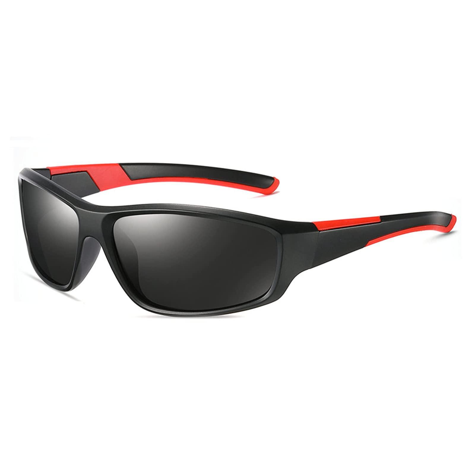 willochra willochra square Wrap Around Sports Full lens Reading Sunglasses Men\'s Outdoor cycling Driving Reader Presbyopic Goggles Sun Glasses (red black, 1.5, multiplier_x)