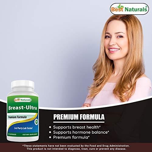 Best Naturals Best Naturals Breast-Ultra Breast Enlargement Pills 90 Capsules (90 Count (Pack of 3))