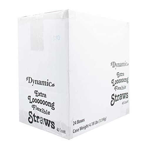 MW Polar Dynamic Extra Long Straw, 40-Count (Pack of 24)