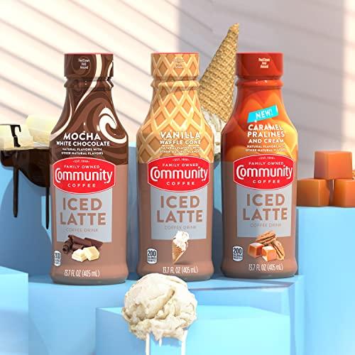 Community Coffee Community Coffee Mocha White Chocolate Iced Latte Ready To Drink 13.7 Ounce Bottle