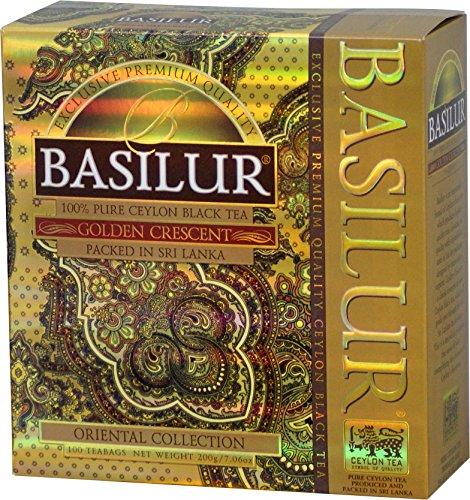 Basilur Basilur "Golden Crescent " Orinatal Tea CollectionOrintal 100 count String & Tag tea bags