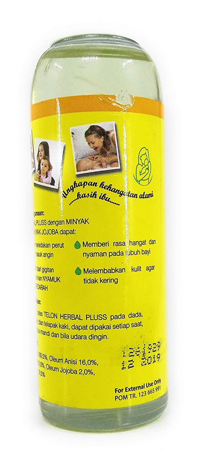 Tresno Joyo Tresno Joyo Minyak Telon Oil Herbal Plus - Orange Peel, 60 Ml (Pack of 3)