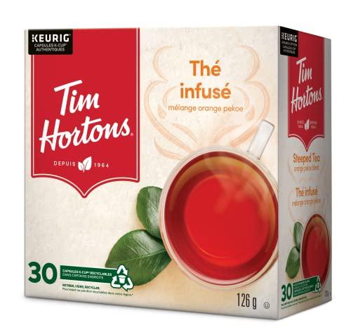 Tim Hortons Tim Hortons Steeped Orange Pekoe Tea, Black Tea, Single Serve Keurig K-Cup Pods, 30 Count