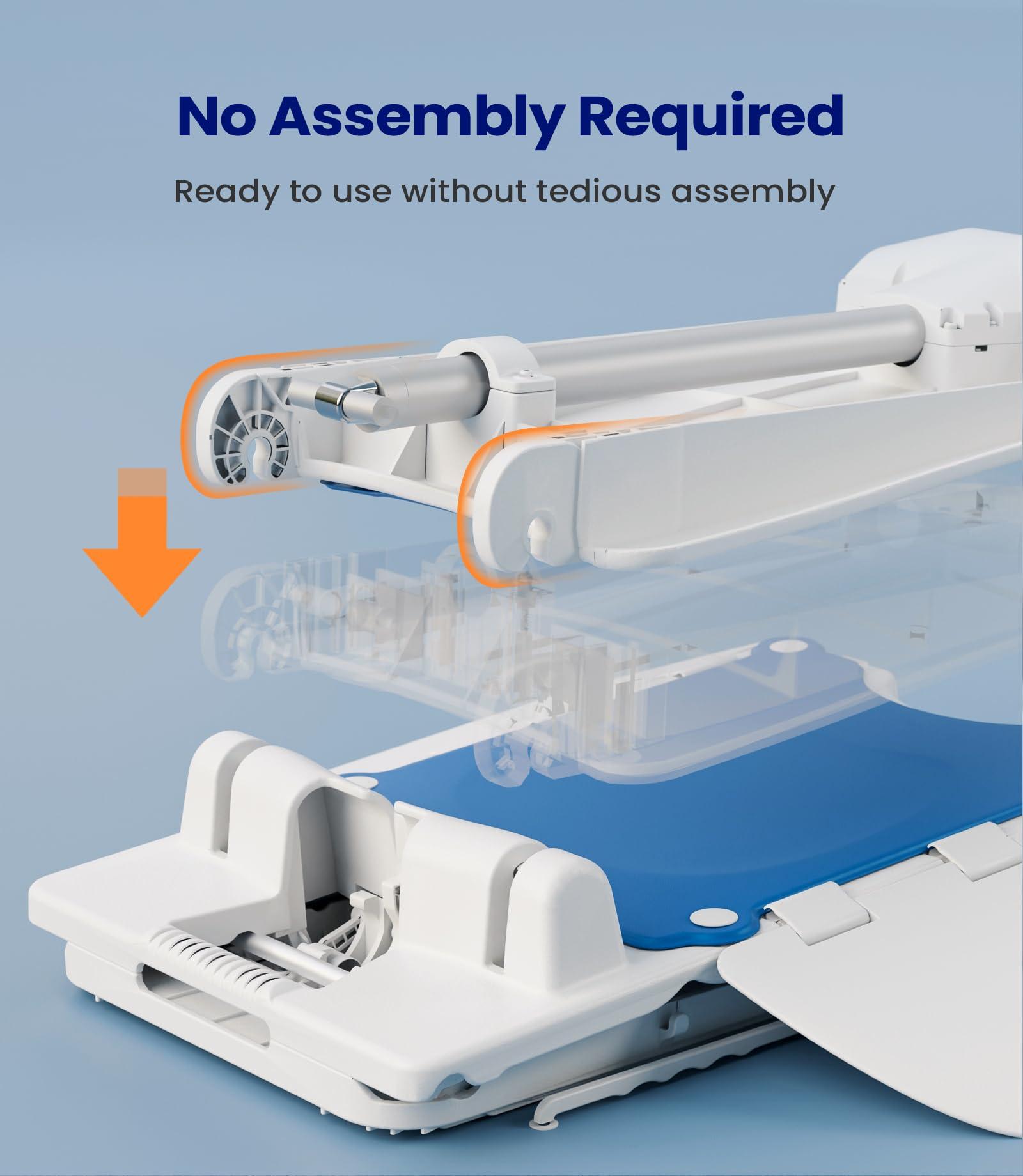 VOCIC VOCIC Lightweight Electric Chair Lift, Lift Elderly from Floor, Remote Control Floor Lift, Fall Assist Devices, Item Weight 23 LBS, Support Up to 300 LBS, Waterproof Suction Cups, AX07