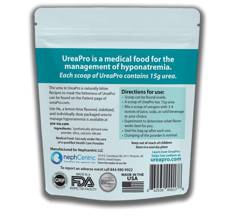 NEPHCENTRIC NEPHCENTRIC UreaPro - Stabilized urea for Hyponatremia/Low Sodium/SIADH/SIAD, from The Makers of ure-Na.