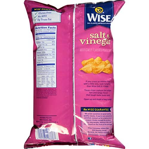 Wise Foods Wise Foods Salt & Vinegar Potato Chips Sharing Size Bags (4 Bags)