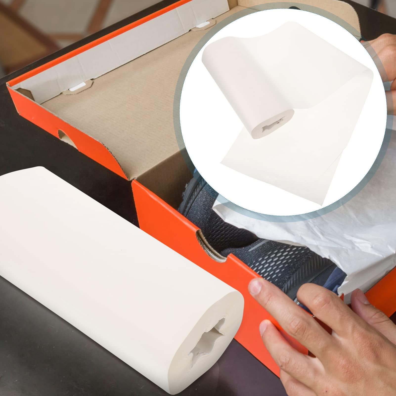 EXCEART EXCEART Tissue Paper Bulk White Wrapping Paper Roll: Clothes Wrapping Tissue Paper Shoes Wrapping Paper for Storing and Preserving Clothes Textiles Linens Present Wrap Wrapping Paper Storage