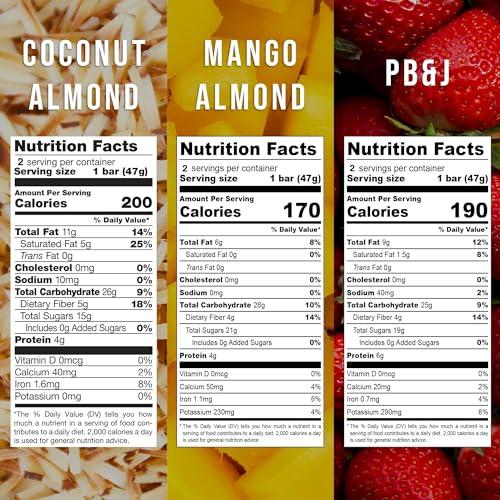 jonesbar JONESBAR Fruit Lovers (12 Count (Pack of 1)), USDA Organic Fruit & Nut Bar, Non-GMO, Kosher, Vegan, Gluten Free, Simple Snack Bar