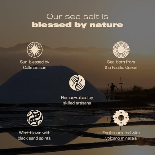 S MEXICAN S SALT S Salt, Colima Sea Salt, Crystals, Kosher, Unrefined, Hand Harvested (18 oz, Coarse Sea Salt)