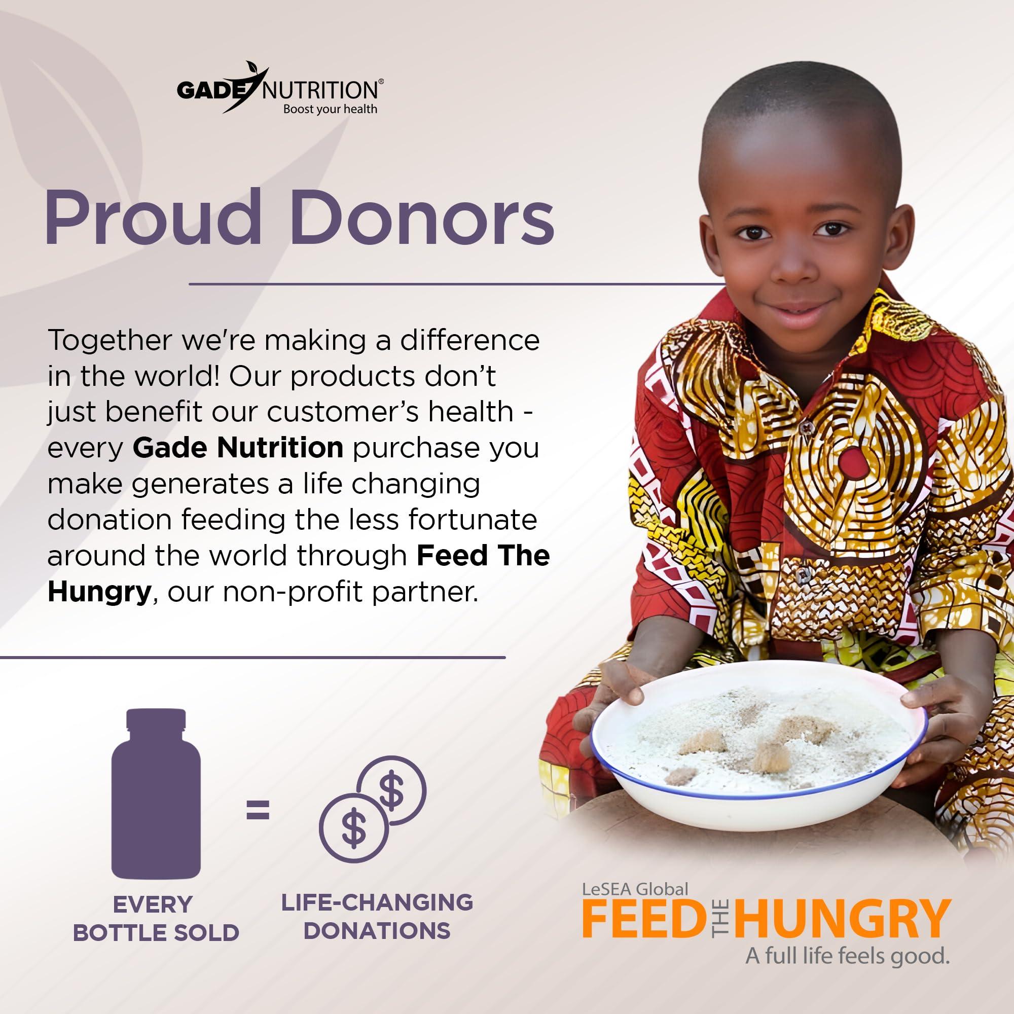 GADE NUTRITION BOOST YOUR HEALTH Gade Nutrition Quercetin with Bromelain & Elderberry | Quercetin with Vitamin C and Zinc | Zinc Quercetin 500mg with Vitamin D3 | Daily Immune Support Supplement - 6 Months Supply