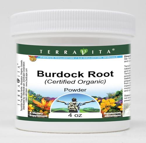 Terravita Burdock Root (Certified Organic) Powder (4 oz, ZIN: 517585) - 3 Pack