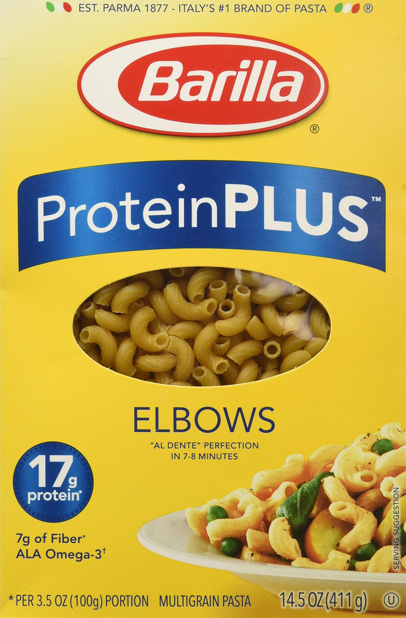 Barilla Barilla Protein Plus Pasta, Elbows, 14.5 Ounce(Pack of 8)