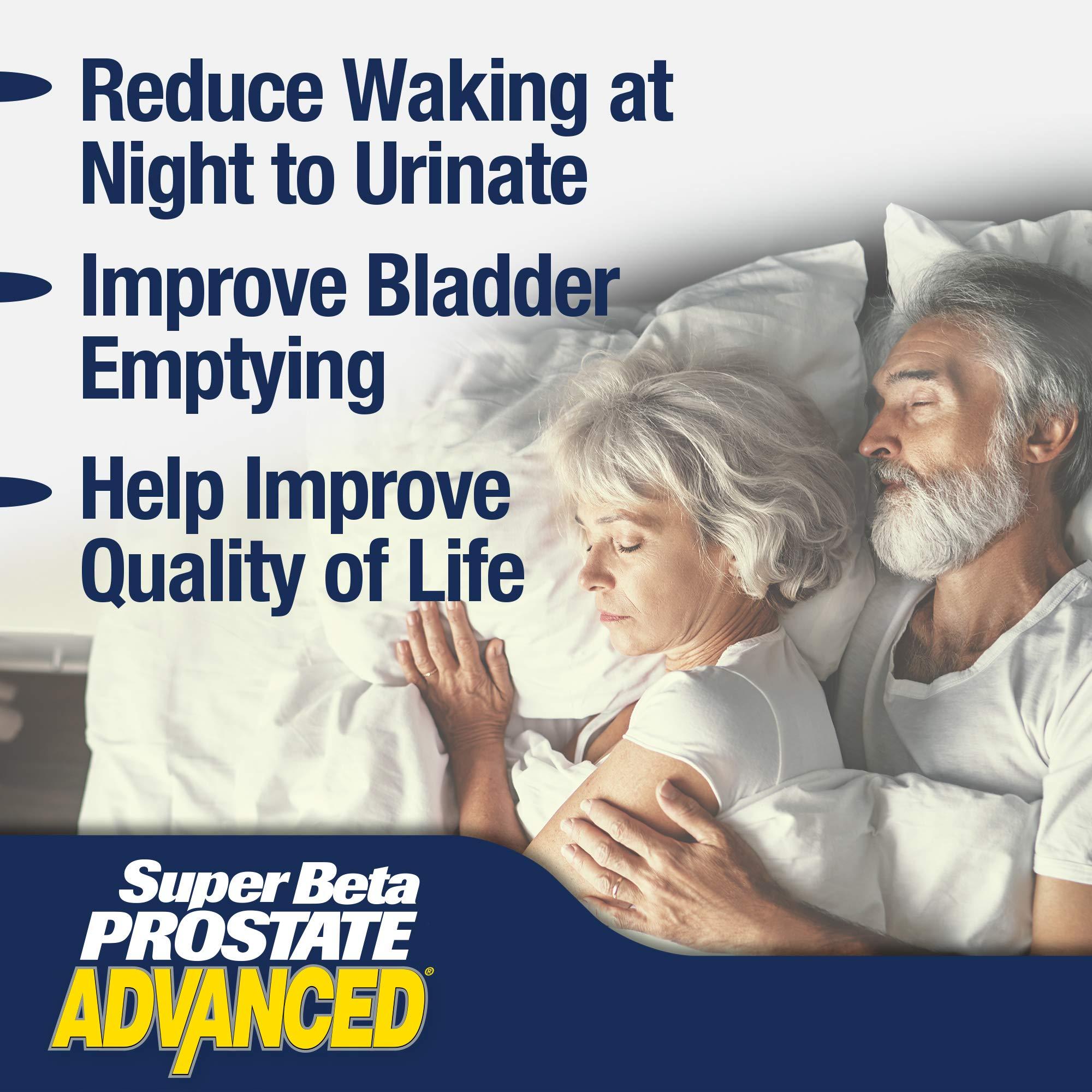 SUPER BETA PROSTATE Super Beta Prostate Advanced Prostate Supplement for Men Reduce Bathroom Trips, Promote Sleep, Support Urinary Health & Bladder Emptying. Beta Sitosterol not Saw Palmetto. (60 Caplets, 1-Bottle)