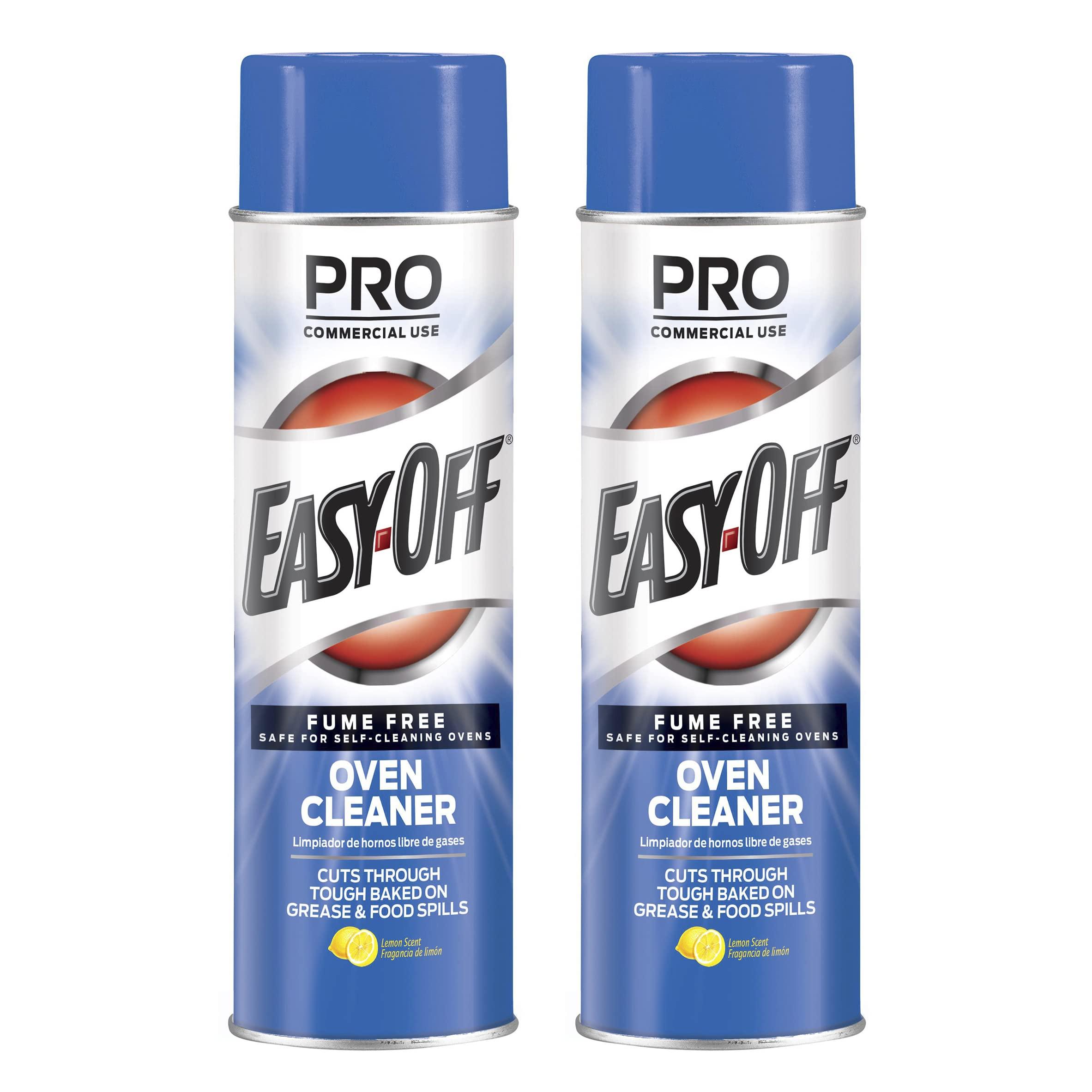 Easy Off Easy Off Pro Fume Free Oven Cleaner, Destroys Tough Burnt on Food and Grease, Lemon Scent, 24 oz., 2 Count