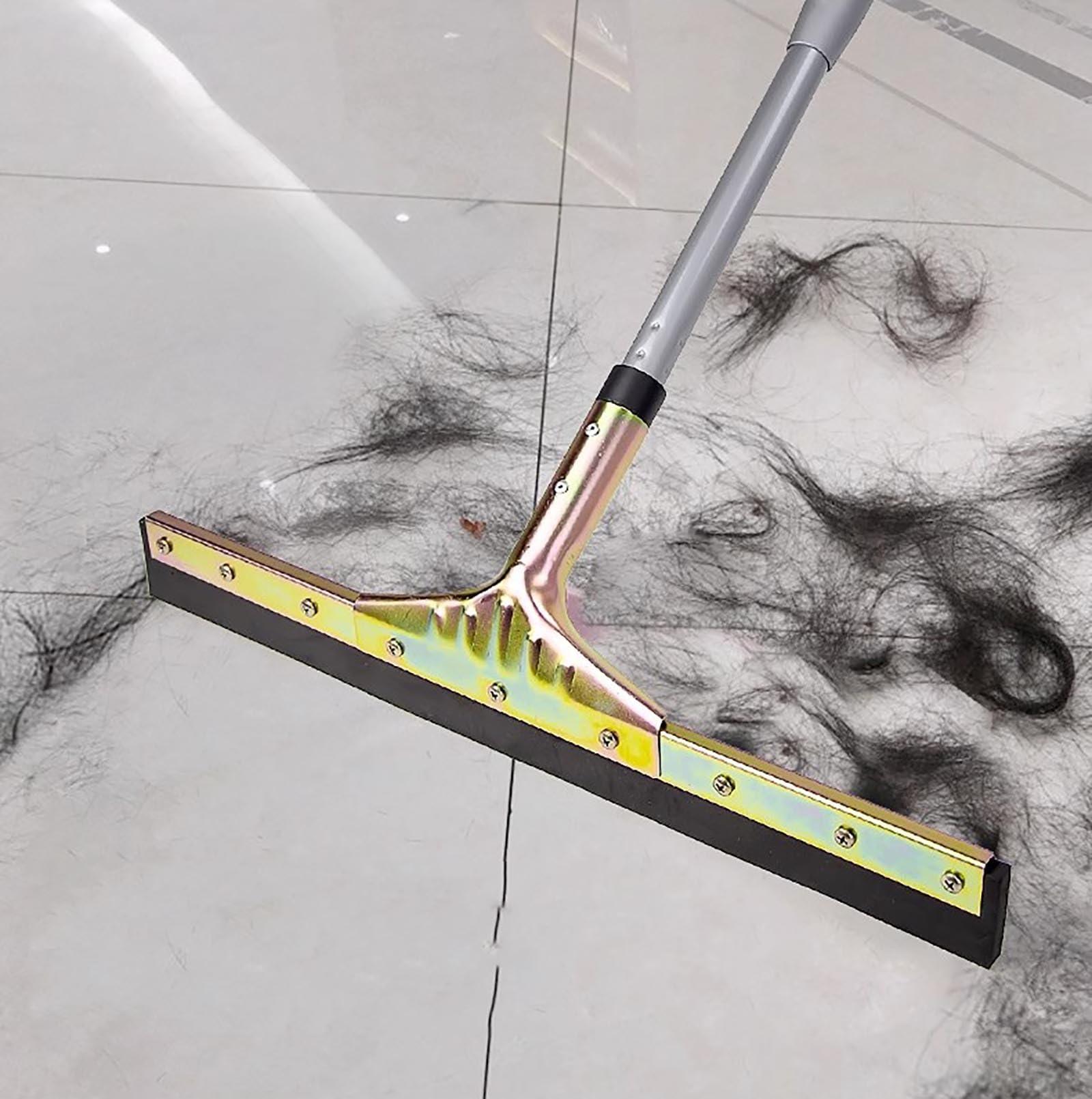 JYHHCYS Deck Patio Outdoor Indoor Floor Squeegee with Extendable Handle, Floor Wiper Water Remover for Tile Shower Wall and Floor/Concrete Floor/Wood Floor (Size : W 39cm/15.3in)