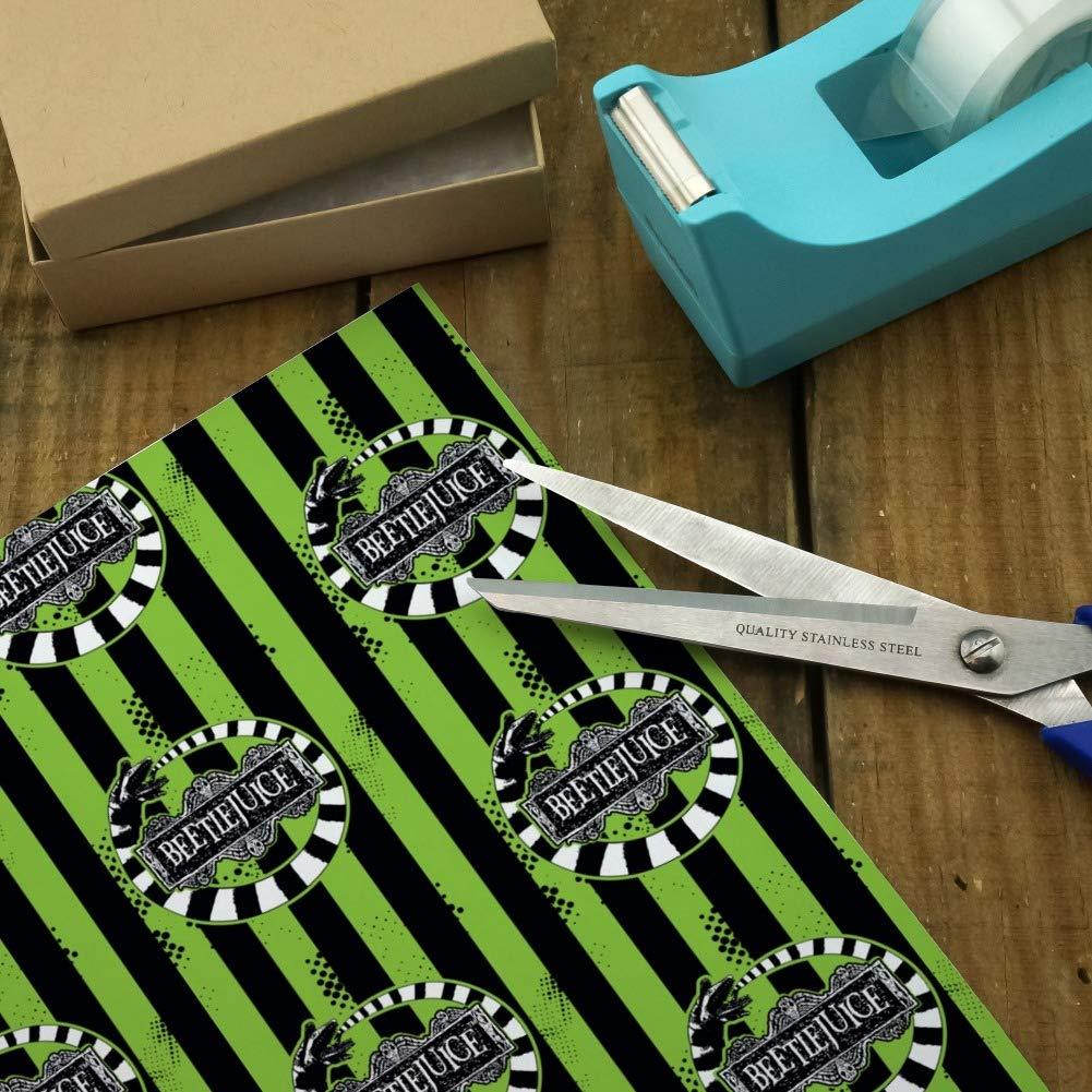 GRAPHICS & MORE GRAPHICS & MORE Beetlejuice Beetle Worm Premium Roll Gift Wrap Wrapping Paper