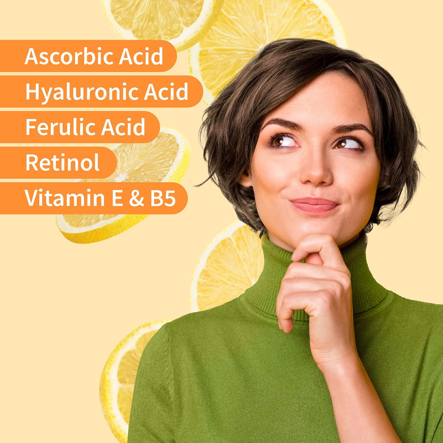 Ebanel Laboratories Ebanel Bundle of Advanced Silicone Scar Gel 1 Oz, and 20% Vitamin C Serum