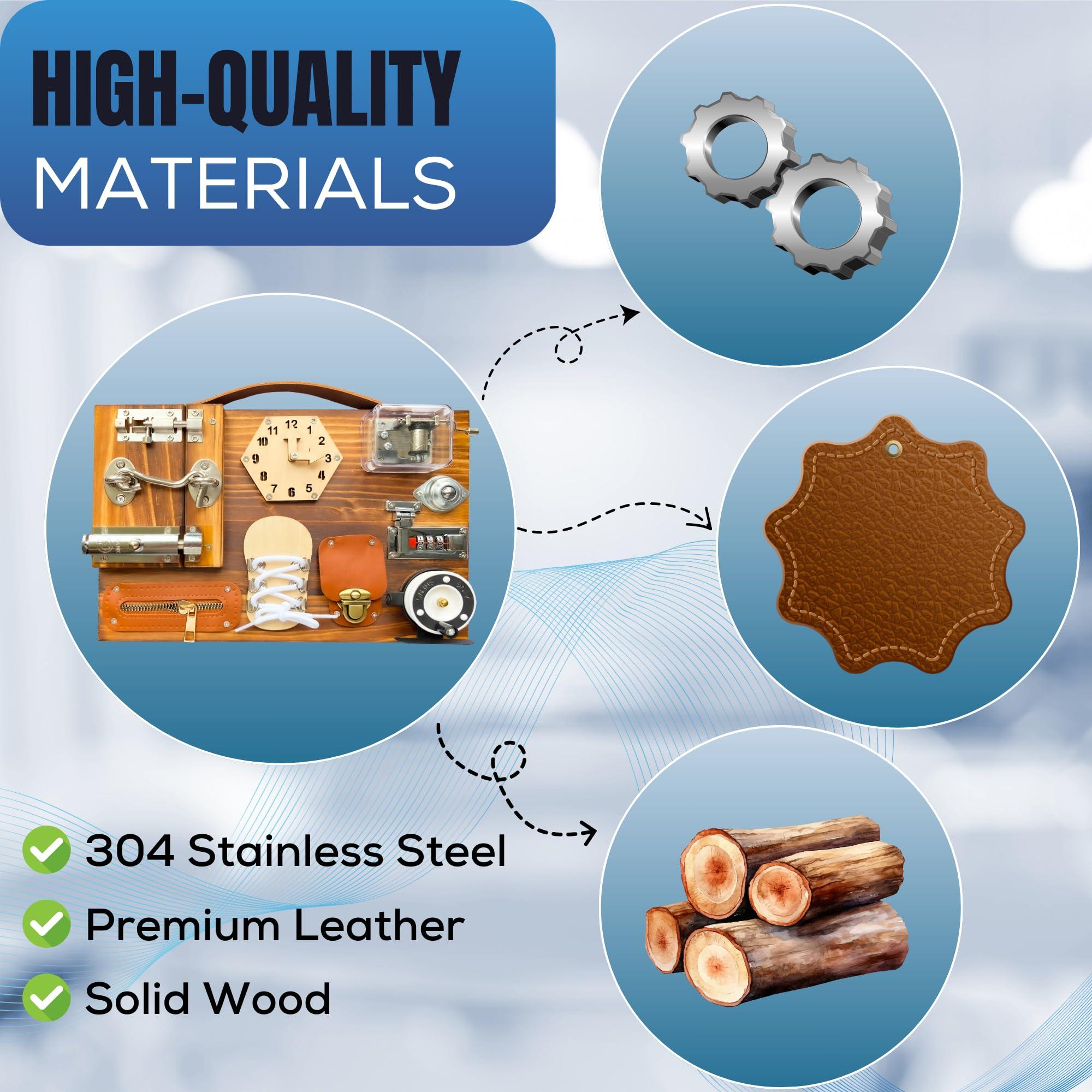 TrenHivSto Fidget Boards for Adults with Dementia Gadgets Toys for Alzheimers Patients-Fidget Toys for Dementia Adults-Dementia Fidget Toys for Elderly-Gifts for People with Dementia Fidget Toys Patients