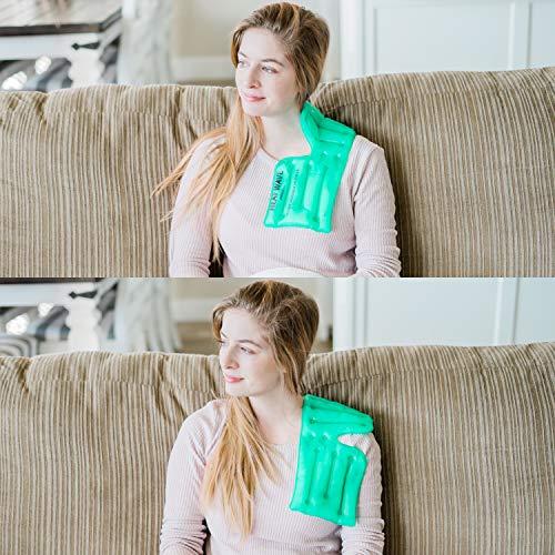 Heat Wave Made in USA: Heat Wave Instant Reusable Heat Packs- Back/Shoulder/Neck (6 x 18”), Reusable Heat Pack for Muscle Aches, Pain Relief, Click Heat