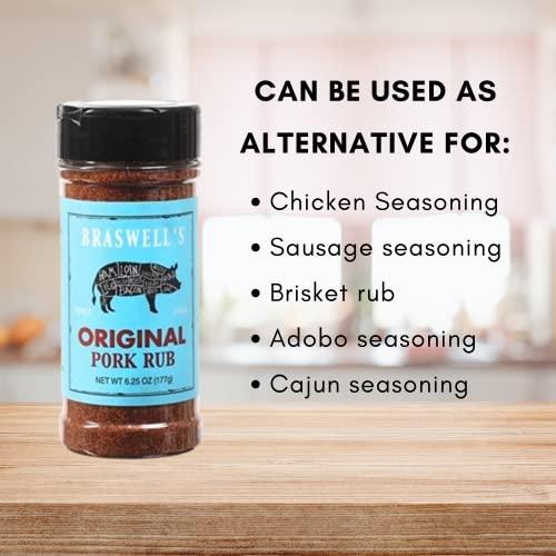 Braswells Braswell's Original Pork Rub - 6.25 Ounce