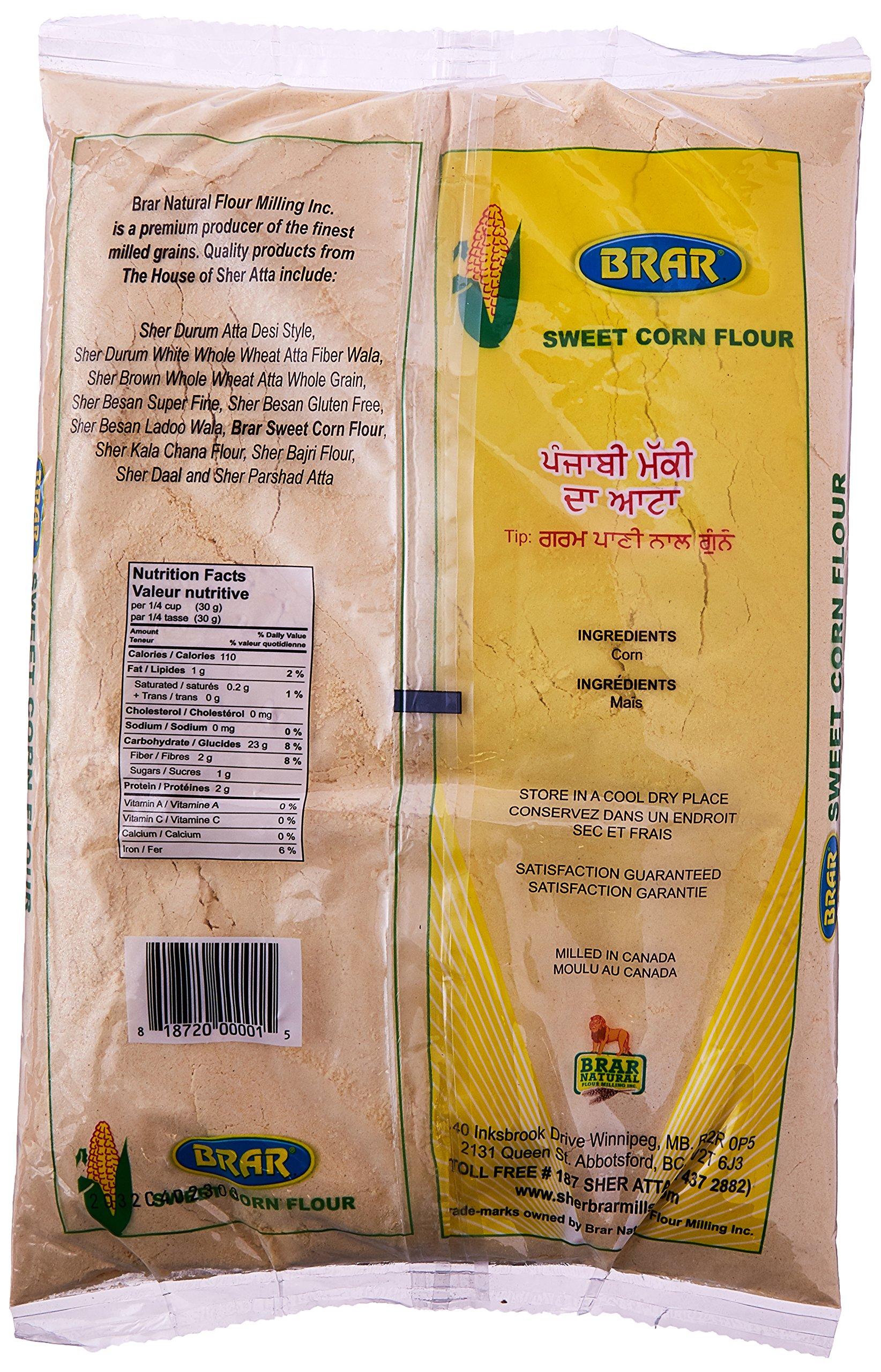 Brar's Sweet Corn Flour (4 lb, 1.81 kg)