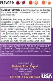 Bariatric Food Expert Bariatric Expert D3 Vitamin Fast-Melting Dietary Supplement for Adults Post Bariatric Surgery, 90 Count