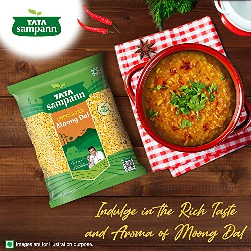 Tata Tata Sampann Moong Dal - Unpolished, 1kg