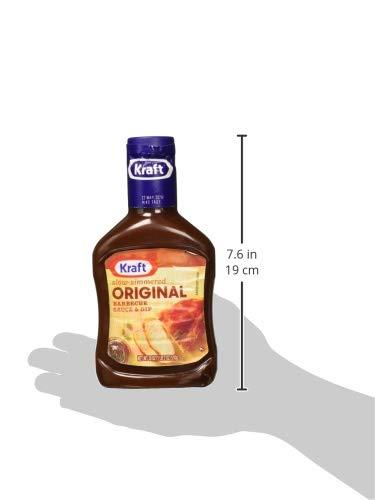 Kraft Kraft Original Slow-Simmered BBQ Barbecue Sauce (18 oz Bottle) (Pack of 2)