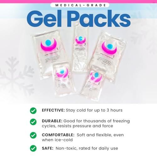 ICEKAP Icekap (2-Hour Cooling) Extra Strength Cold Cap, Adjustable Compression, Swappable Gel Packs. Class 1 Medical Device for Migraine, Scalp, Concussion Relief, Chemo. Comfortable Sizes & Machine Washable